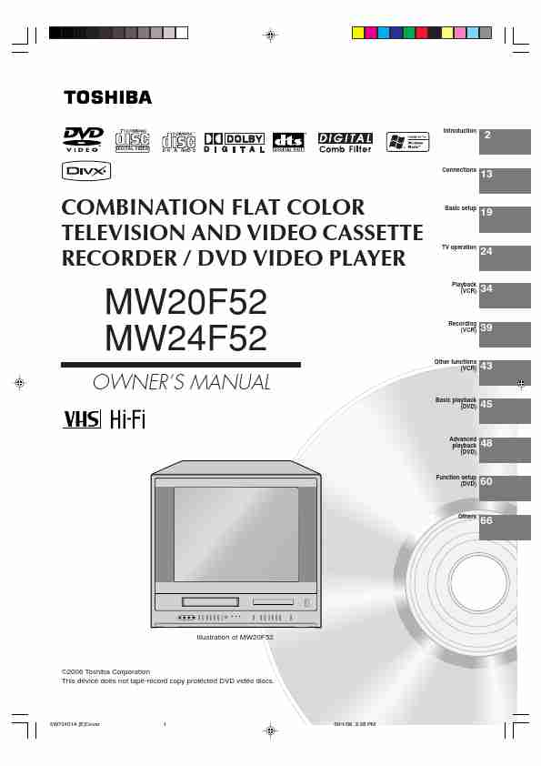 Toshiba DVD VCR Combo MW20F52-page_pdf